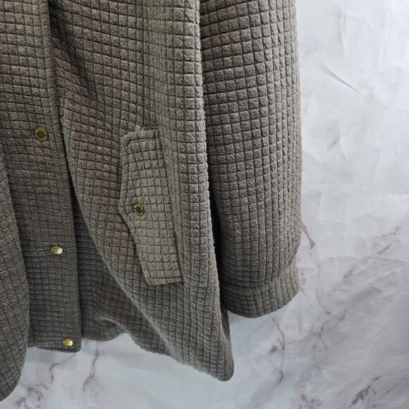 Whitney Eve Jacket Womens Large Parka Long Quilted Hooded Port With Love - Picture 4 of 14